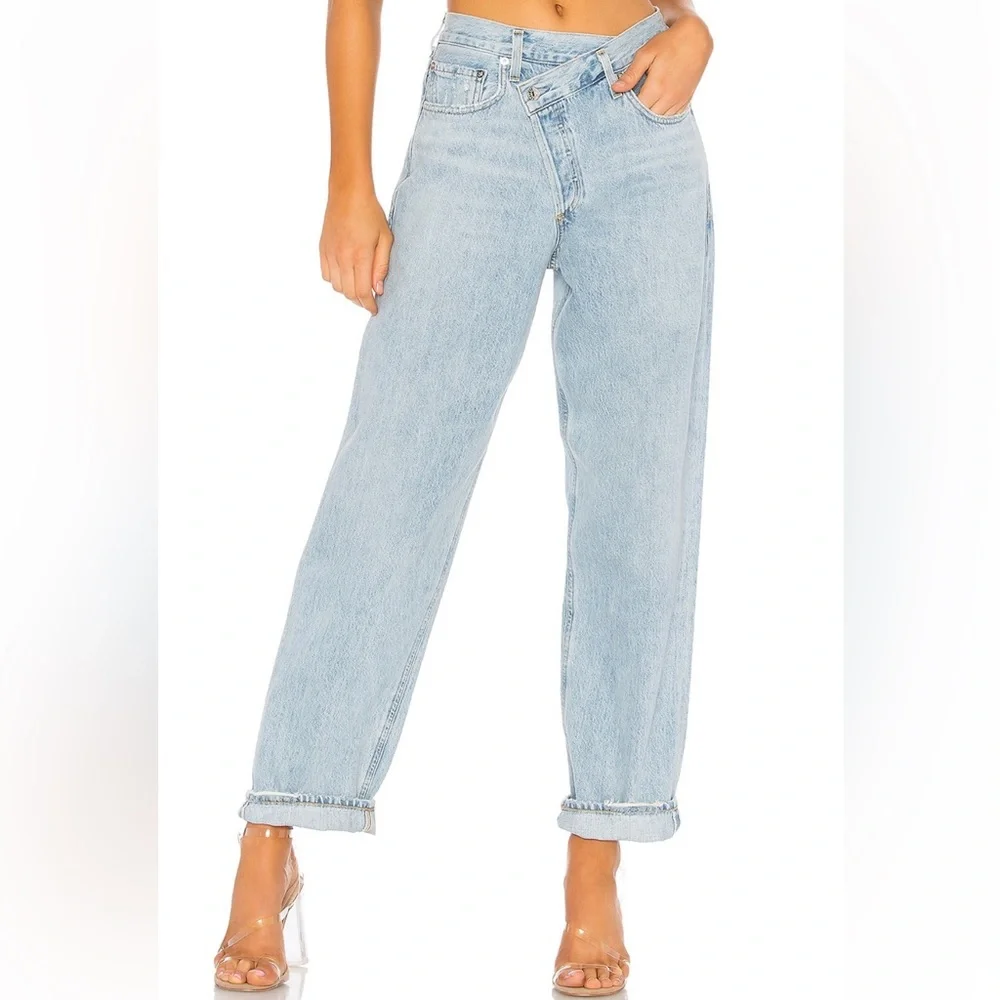 *NWOT* Agolde Criss Cross Jeans - Picture 1 of 3